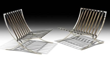 Ludwig MIES VAN DER ROHE (1886-1969) d'après. Pair