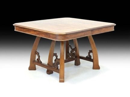 Attribué à Louis BROUHOT (1869-1926)
Table de sall