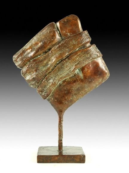 Bernard MÉTRANVE (né en 1949) : 
La raie.
Sculptur