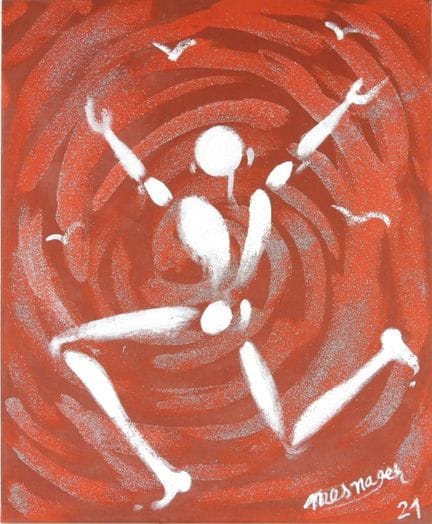 Jérôme MESNAGER (born in 1961): 
Figure with birds