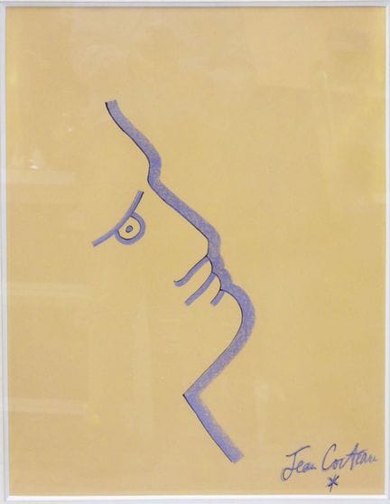 Jean COCTEAU (1889–1963)
Face
Drawing in felt-tip 