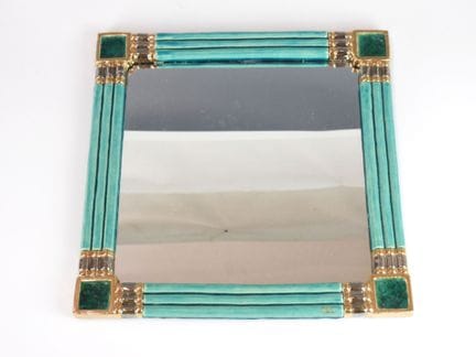 Marion de CRECY (née en 1954)
Miroir mural en céra