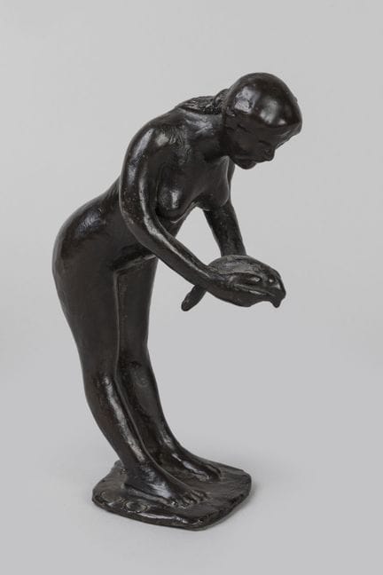 Joseph ERHARDY (1928-2012)
Statuette de femme s'ab