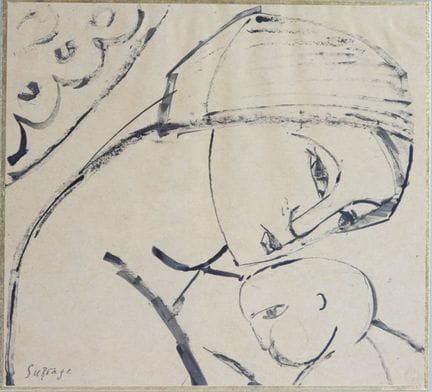 Léopold SURVAGE (Moscou 1879- Paris 1968)
Maternit