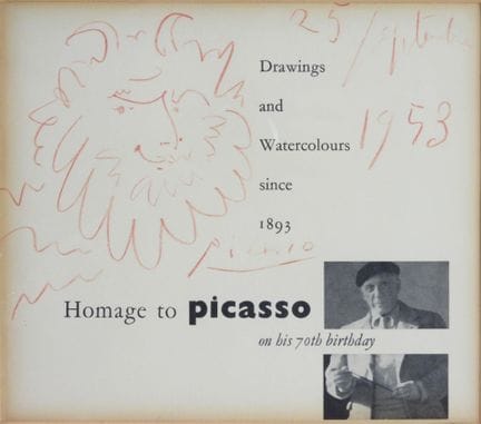 Pablo PICASSO (1881-1973) 
Tête de faune, 1956 
De