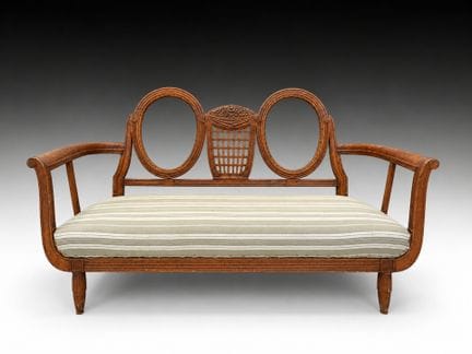 Louis SUE (1875-1968) dans le gout de. 
Canapé tro