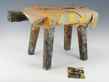 Bengt LINDSTRÖM (1925-2008): 
Tabouret de l'artist