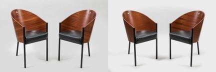 Philippe STARCK (né en 1949)
Costes 
Quatre fauteu