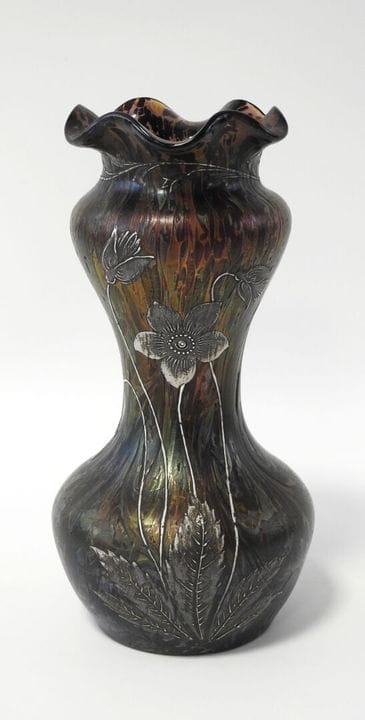 BOHEME - 1900
Jarrón piriforme con cuello en forma