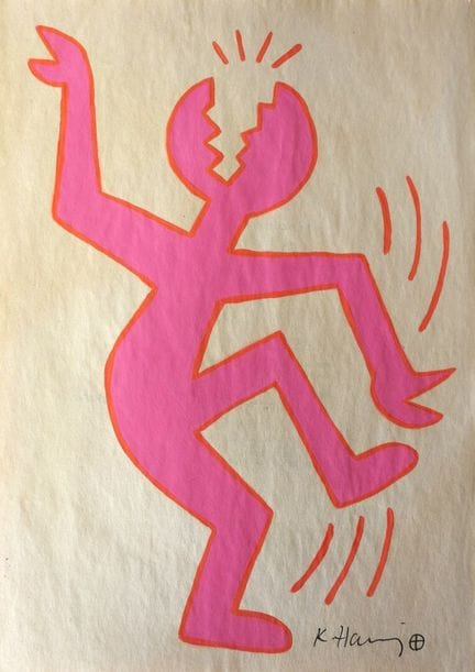 Keith HARING (1958-1990) da 
Senza titolo
Pittura 
