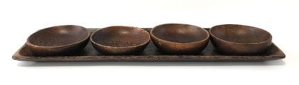Stück aus den 70er Jahren
Gewürzset aus Palmholz, 