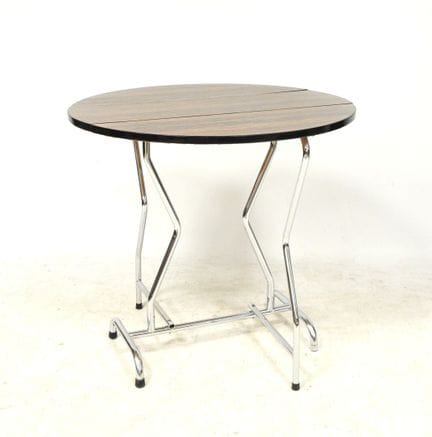 Klapptisch aus beigem Formica auf einem klappbaren