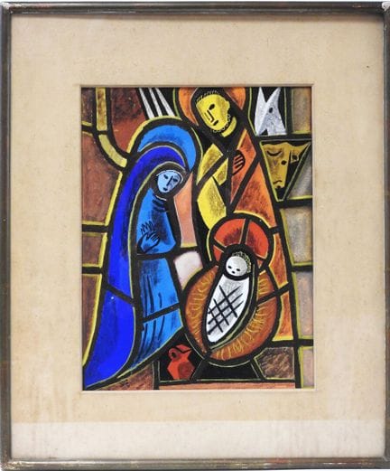Opera degli anni '70
La Natività
Guazzo
30 x 23 cm