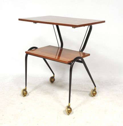 Work from the 1950s
A two-shelf, wheeled serving c