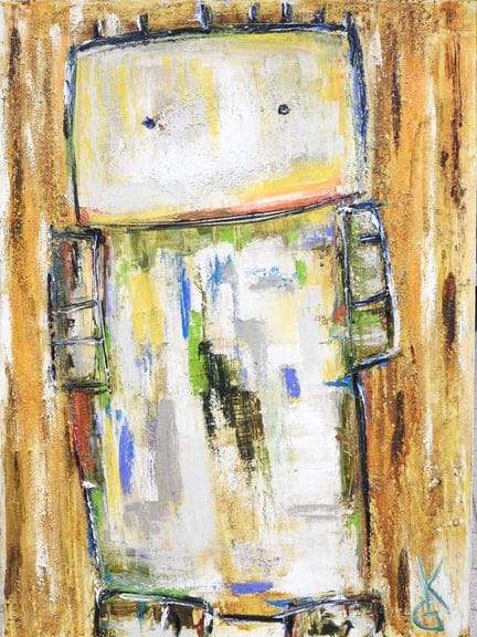 Karim GUERGUER (1969-2012)
Ritratto
Olio su tela
O