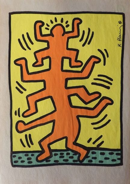 Keith HARING (1958-1990) da 
Senza titolo
Tecnica 