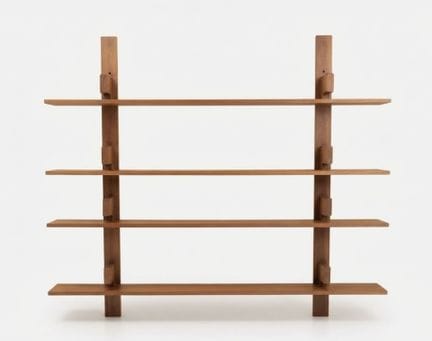 Diseño moderno
Estantería de pared de madera natur