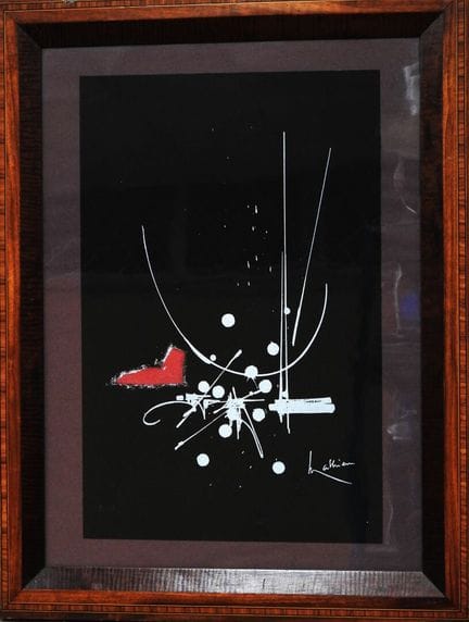 Georges MATHIEU (1921-2012)
Composizione con macch
