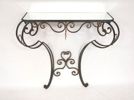 Piece from the 1950s
Wall-mounted console table wi
