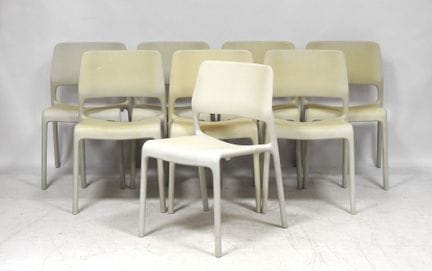 KNOLL
Set aus 8 stapelbaren Stühlen des Modells „S