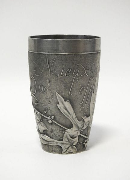 Jules BRATEAU (1844-1923)
Copa «hablante» de estañ