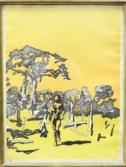 Henri CUECO (1929-2017)
La donna nel bosco
Serigra