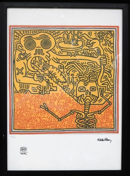 HARING Keith (1958-1990), da
Personaggi
Stampa a c