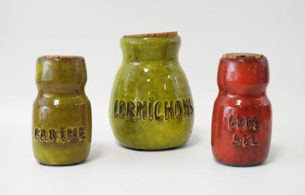 Max IDLAS (1932-2020)
Set di 3 oggetti in maiolica