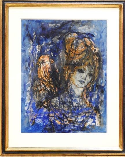 Madeleine SCELLIER (1981-2023)
Donna con uccello
A