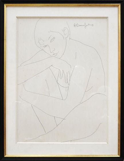 Alain BONNEFOIT (nato nel 1937)
Nudo femminile
Pen