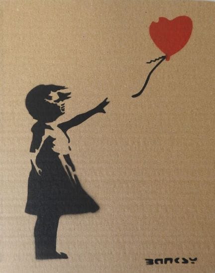 BANKSY (nato nel 1974) tratto da
Balloon Girl (II)
