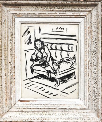 Roland CHANCO (1914–2017)
Woman on the Sofa
Indian