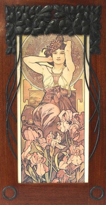 Alphonse MUCHA (1860-1939), da
L'Ametista
Stampa a
