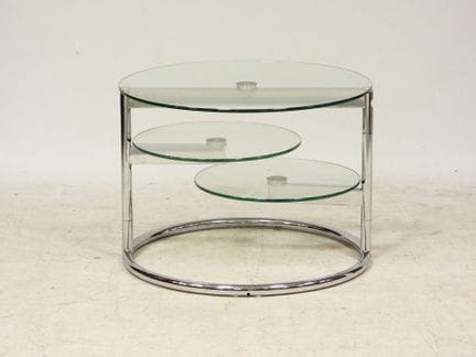Diseño moderno 
Mesa de centro circular con estruc