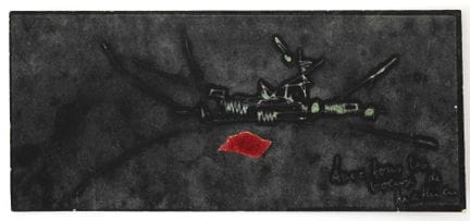 Georges MATHIEU (1921-2012)
Biglietto di auguri: C