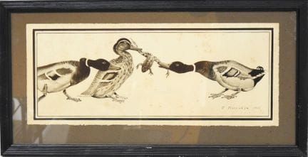 Paul MARCUEYZ (1877-1952) d'après
Canards colverts