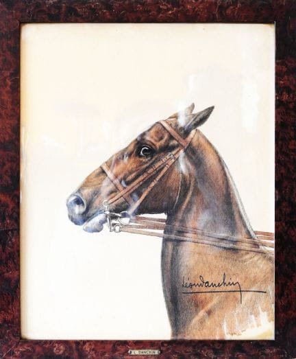 Léon DANCHIN (1887-1938)
Tête de cheval vue de pro