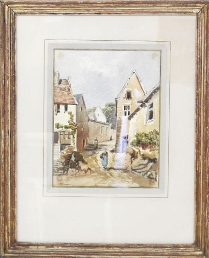 Jean-Henri CHOUPPE (1817-1894)
La vieille rue anim