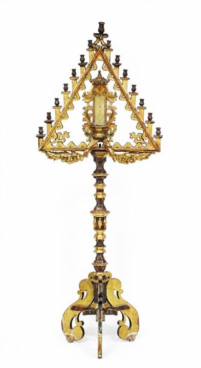 Italia - Siglo XVIII
Espectacular candelabro de ma