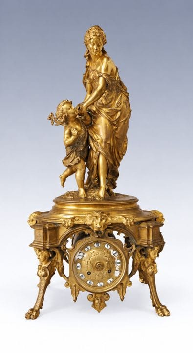 Émile Pierre Eugène HÉBERT (1828-1893)
Pendule en 