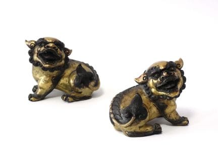 CHINE - Dynastie Qing - XIXeme
Paire de lions des 