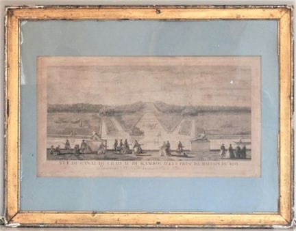 RIGAUD, secondo. Veduta del canale del castello di