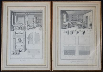 GOUSSIER, d'après. TREIZE PLANCHES de l'Encyclopéd