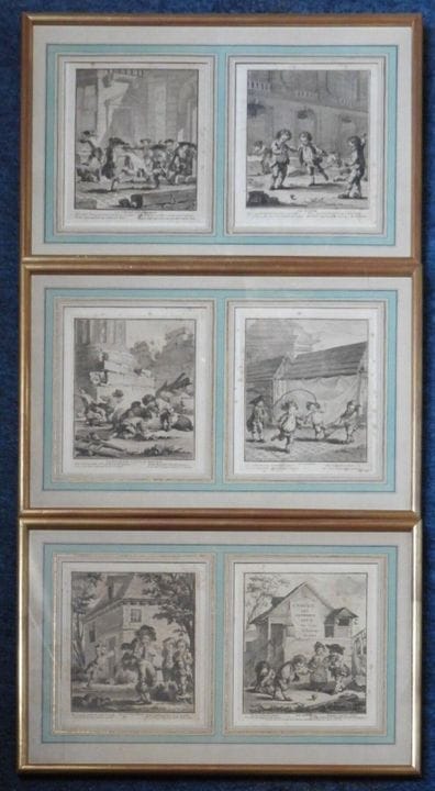Augustin de SAINT-AUBIN, d'après. Les différents j