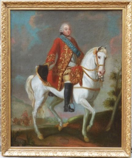 Alexandre ROSLIN, follower of. Portrait of Duke Lo