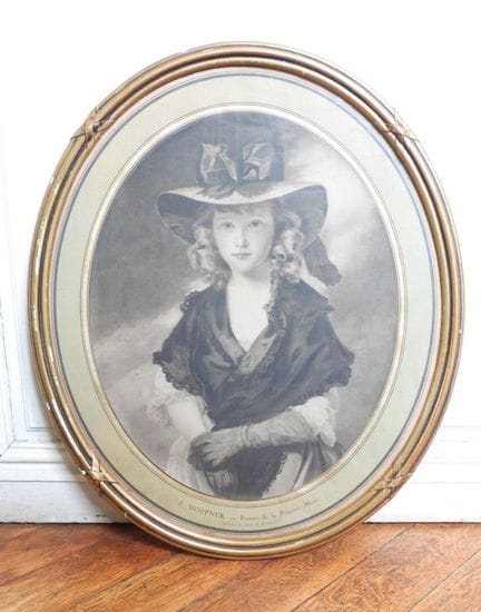 John HOPPNER, after. Portrait of Princess Mary, Du