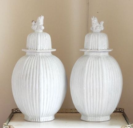 MALICORNE, taller de Béatrix Pouplard. PAR DE JARR