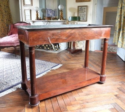 LARGE rectangular planter made of mahogany and mah
