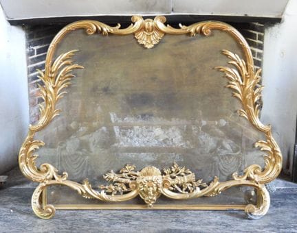 PARACHISPAS de bronce cincelado y dorado, con deco