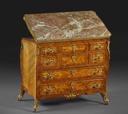 COMMODE A TRNASFORMATIONS en placage de bois de vi